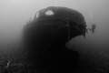   HMS Hellespont Mediterranean Malta. Steamer built 1910. Depth appr. 3841m. Photographed Mai 2011 Gozo WreckNikon D200 Tokina 1017 10mm end f13 Iso 400 150th (Malta). (Malta) 1910 appr 38-41m. 38-41m 38 41m. 10-17 10 17 1/50th 50th  